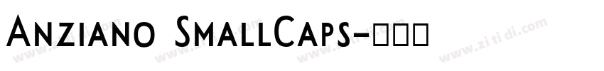 Anziano SmallCaps字体转换